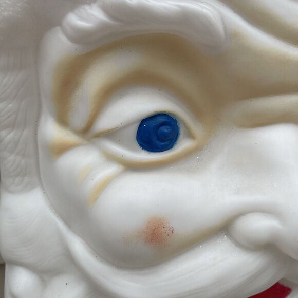 Vintage 24" Empire Santa Claus Face Blow Mold Light Christmas Decoration - Picture 3 of 9